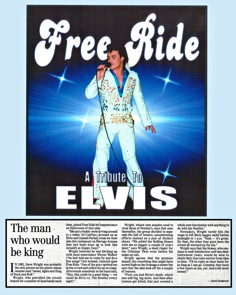 Dave Wright - Elvis
                              Tribute