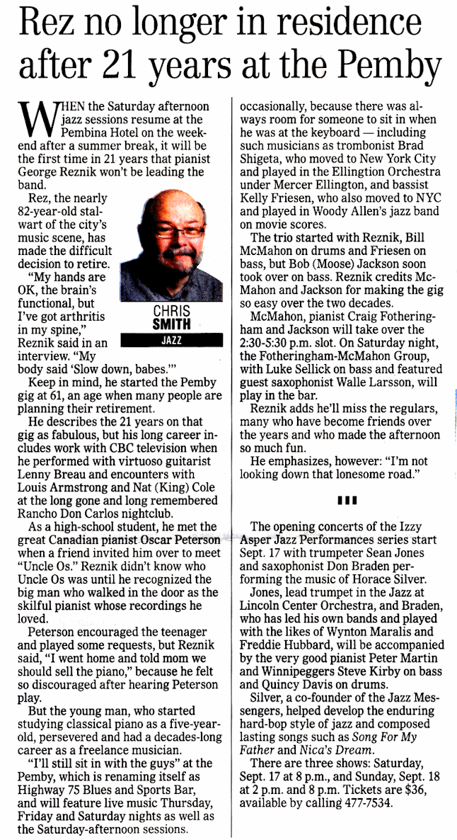 Winnipeg Free Press September 7, 2011
