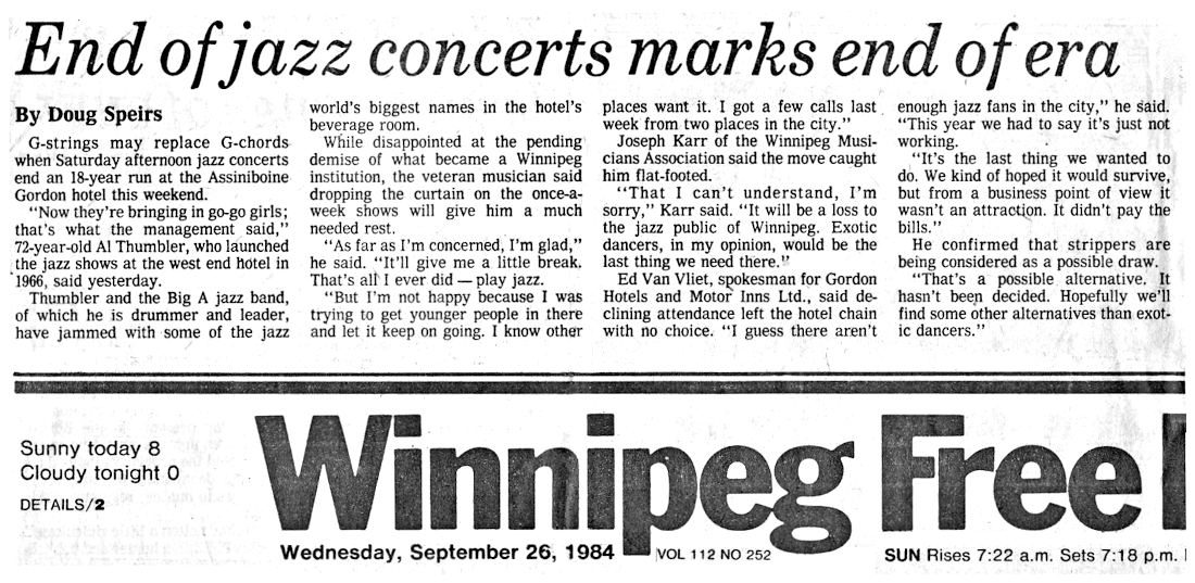 End of
                              Jazz Concerts