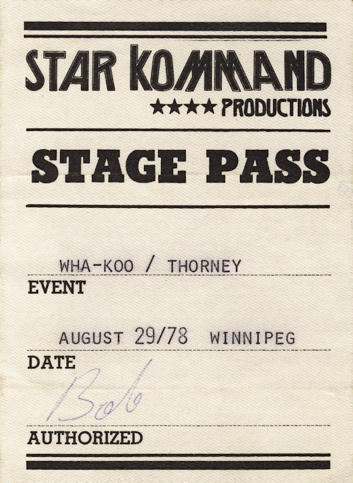 Thorney Stage Pass 1979