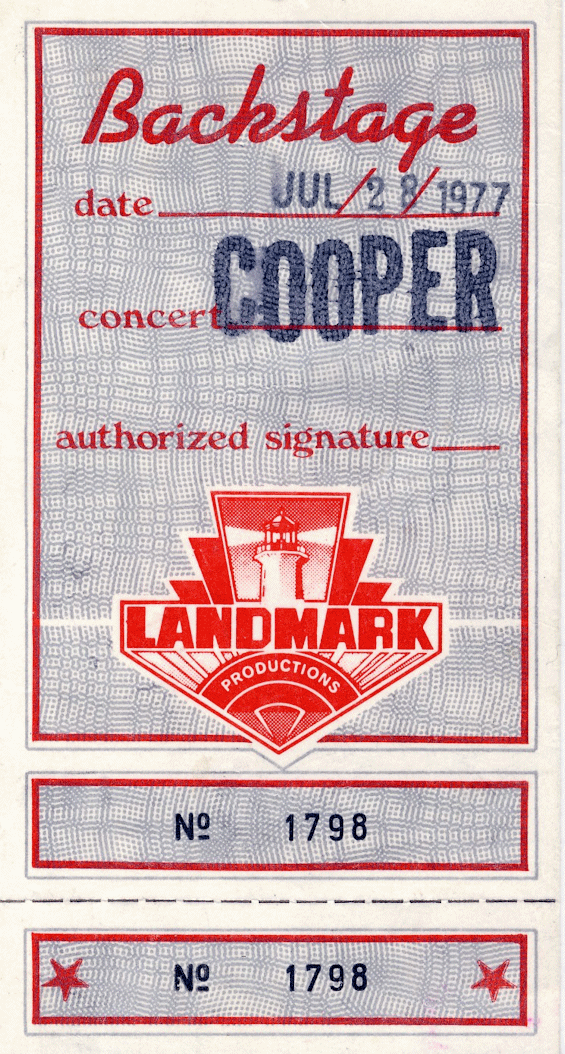 Alice Cooper July 28, 1977