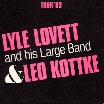 Lyle Lovett 1989