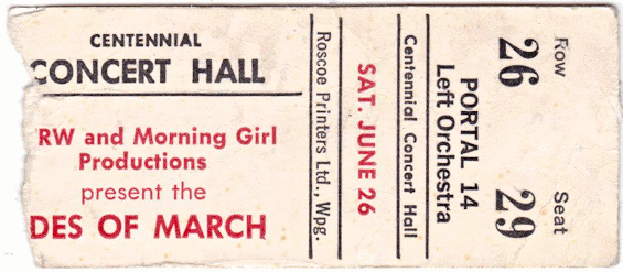 Ides of March at the
                              Concert Hall in Winnipeg