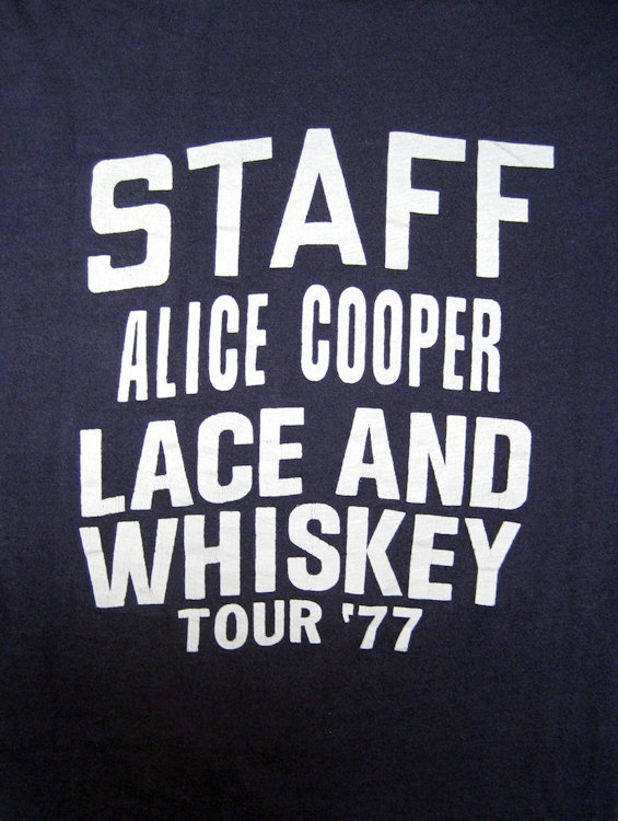 Alice Cooper Lace & Whiskey Tour
                              (Back)
