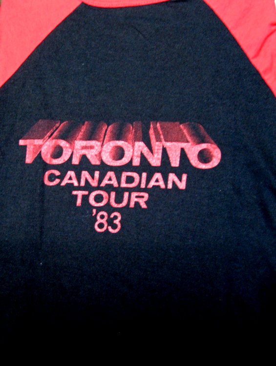 Toronto
                              Canadian Tour '83 (Back)