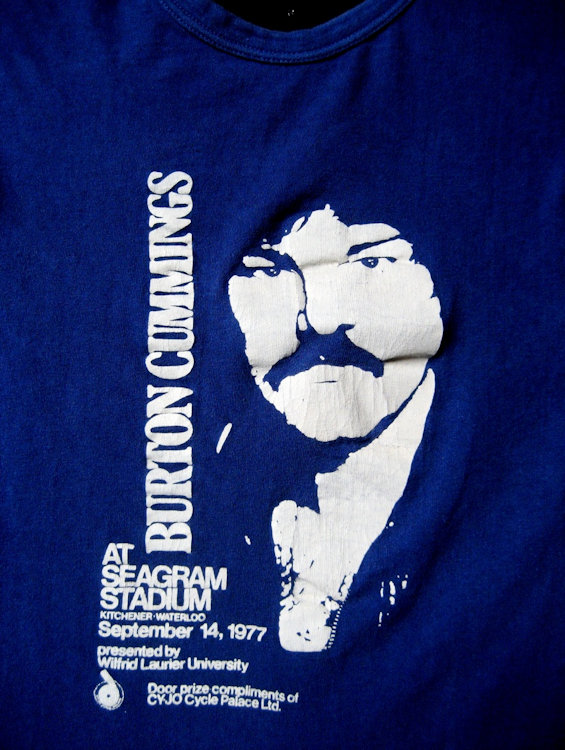 Burton Cummings at Seagram
                              Stadium, Kitchener